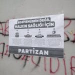 Gazi Mahallesi’nde Partizan tarafından ozalitler asıldı